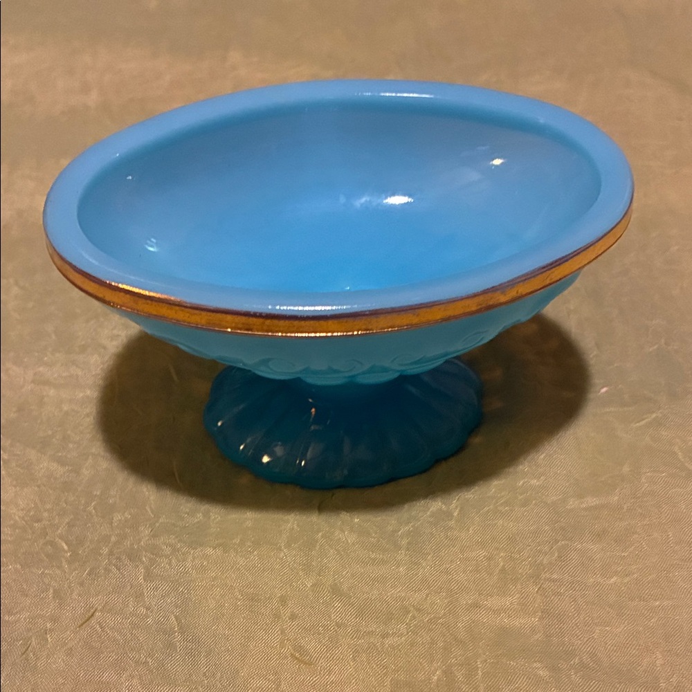 Avon Blue and Gold Soap Dish